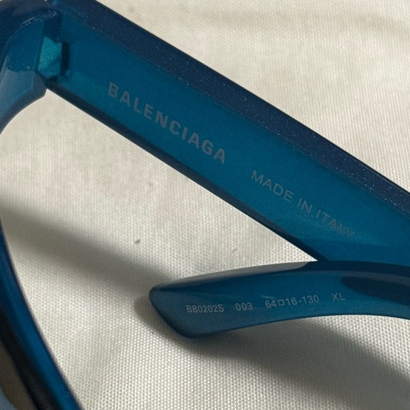 BALENCIAGA BB0202S Blue XL - Picture 6 of 6